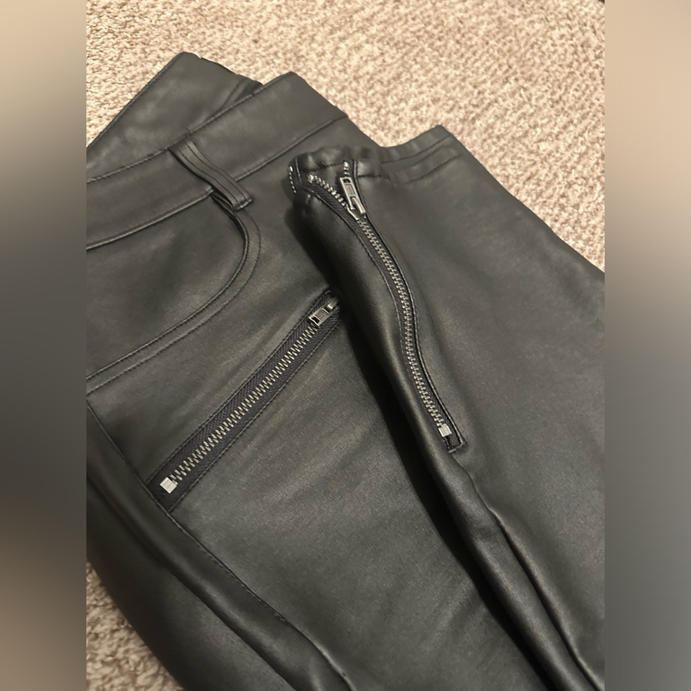 Torrid faux leather pants with great details size 14r